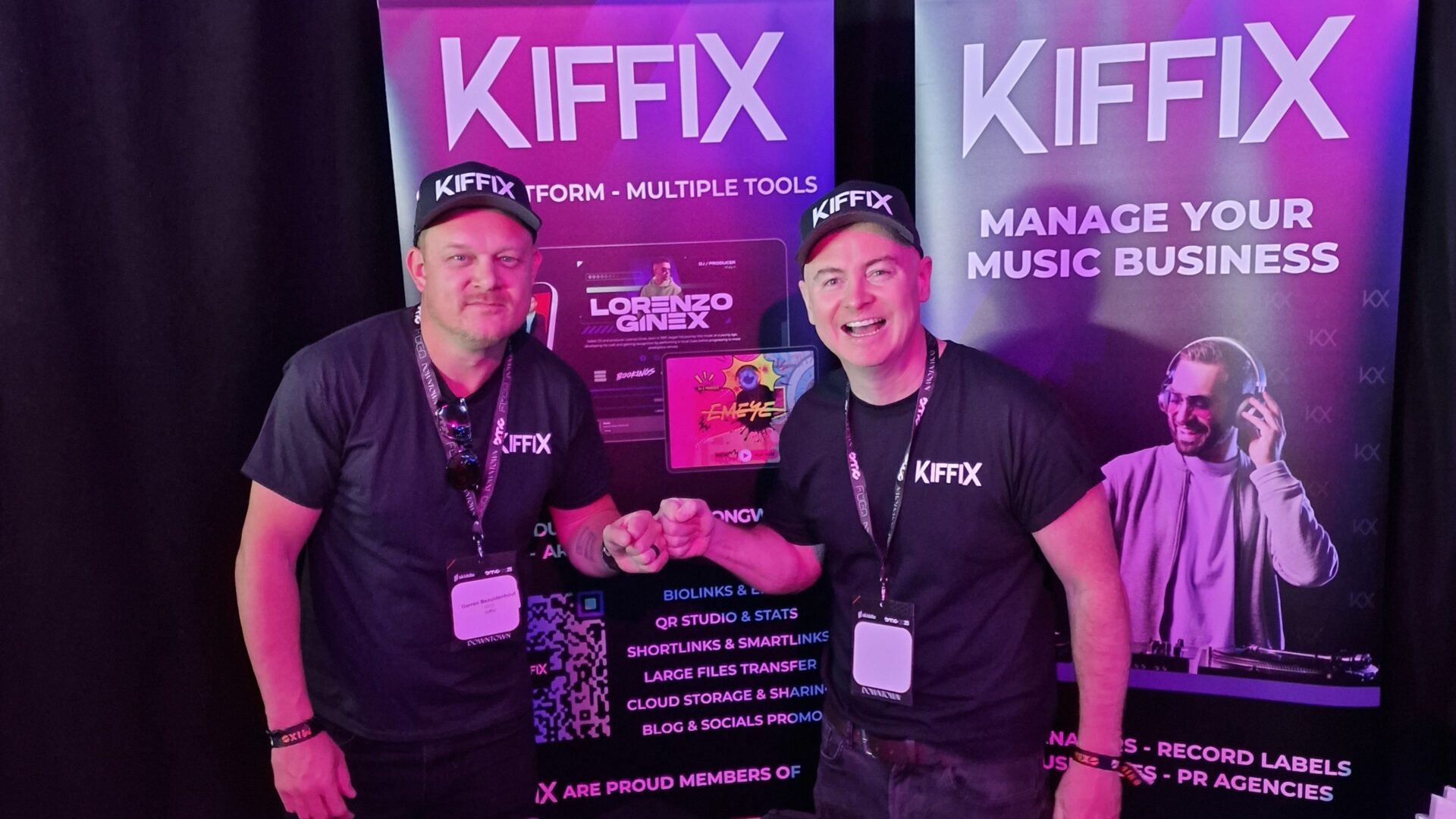 KIFFIX at BMC 2025: Launching Loud and Proud. Darren & Ben